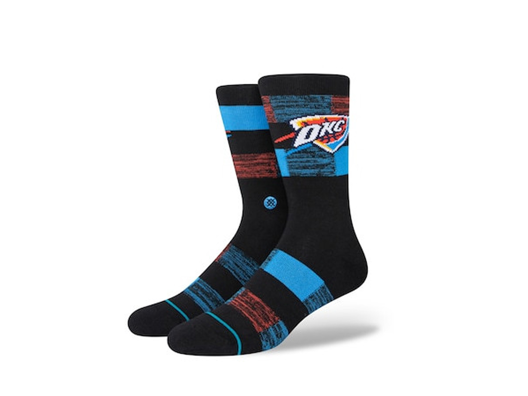 Stance NBA Oklahoma City Thunder Cryptic Crew Casual Socke 