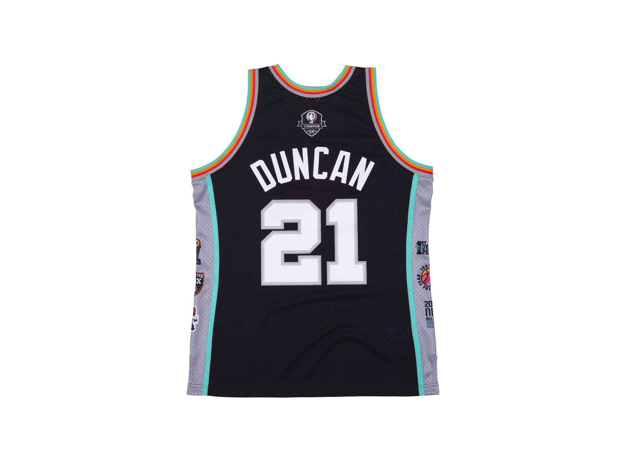 M&N Tim Duncan NBA HOF Swingman Jersey