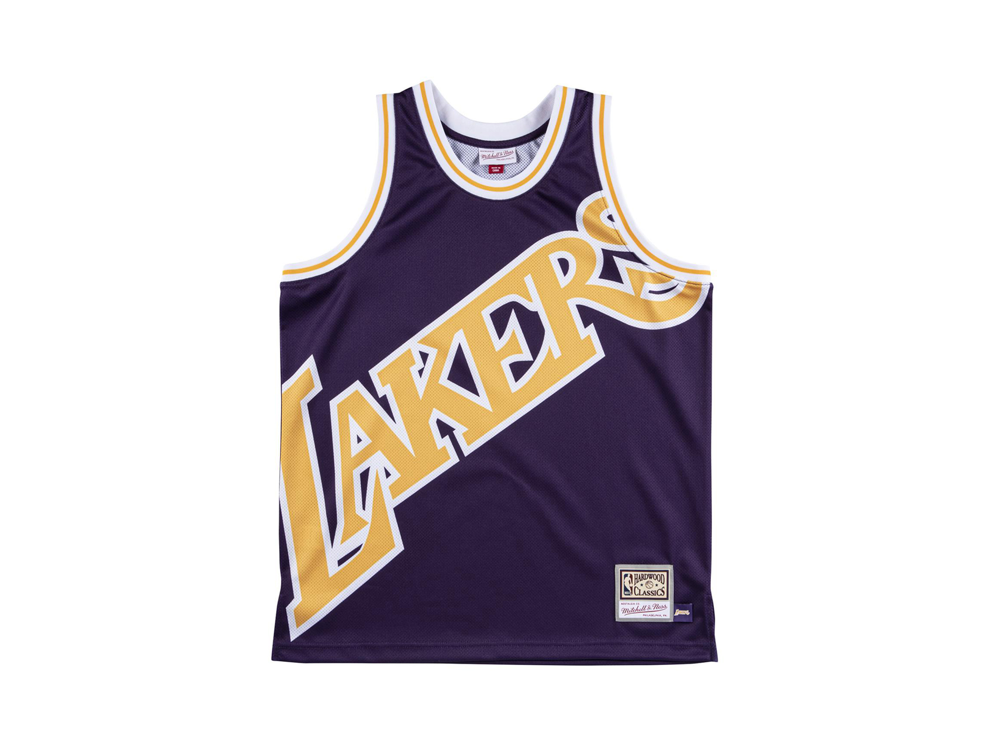 M&N Big Face Los Angeles Lakers Jersey