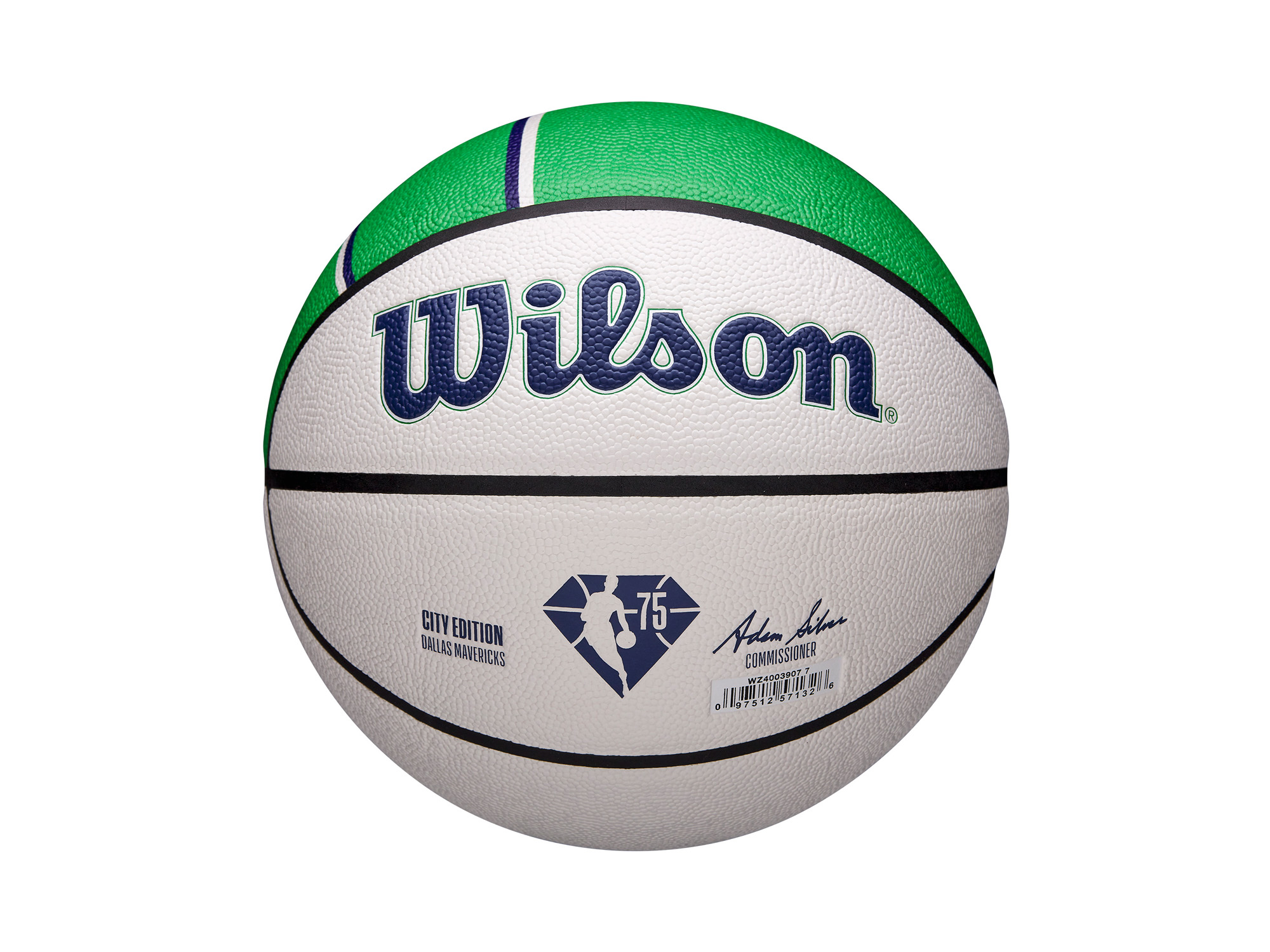 Wilson Dallas Mavericks NBA 75th City Collector Basketball