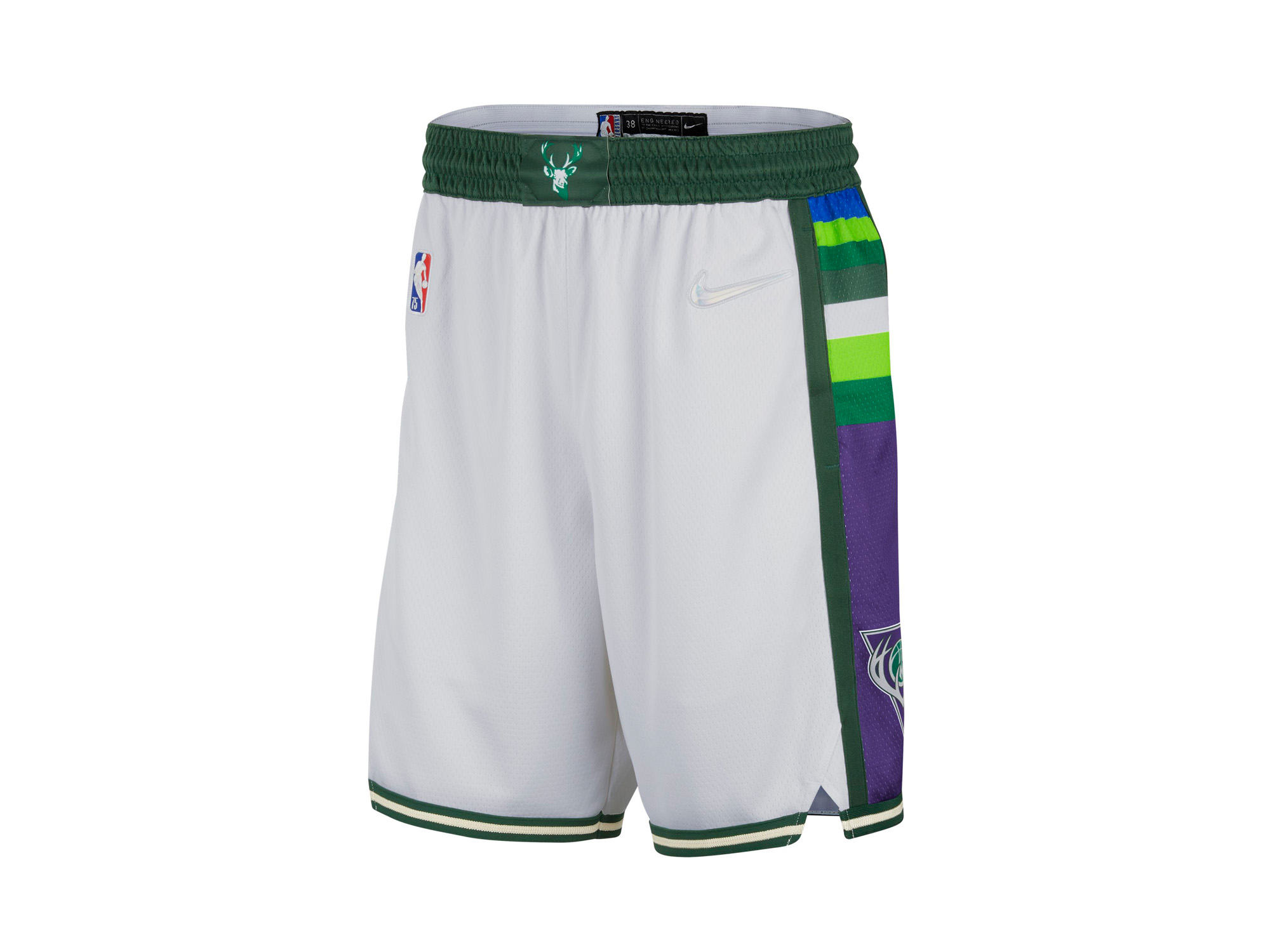 Nike Milwaukee Bucks NBA City Edition Swingman Shorts