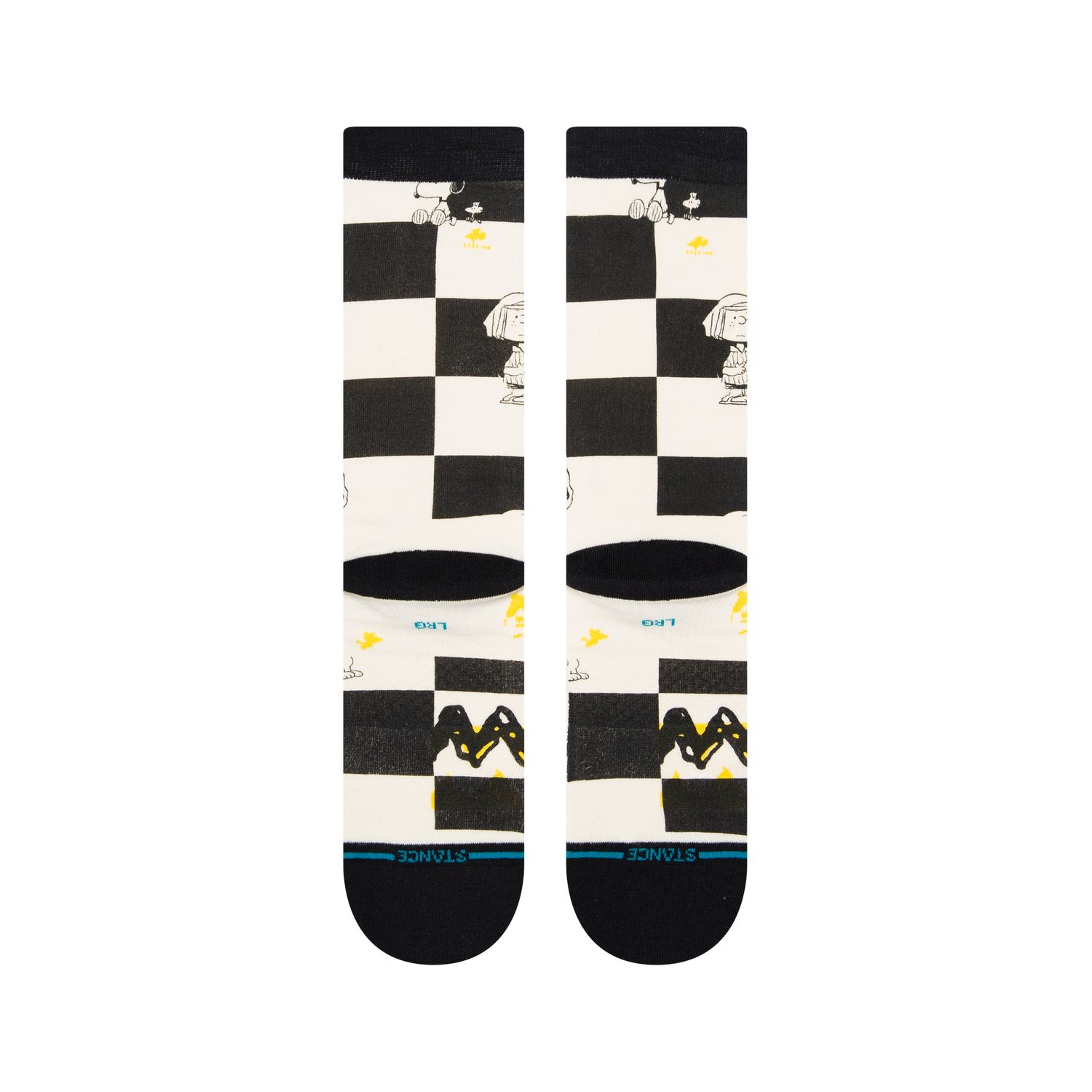 Stance The Peanuts Checked Crew Socke