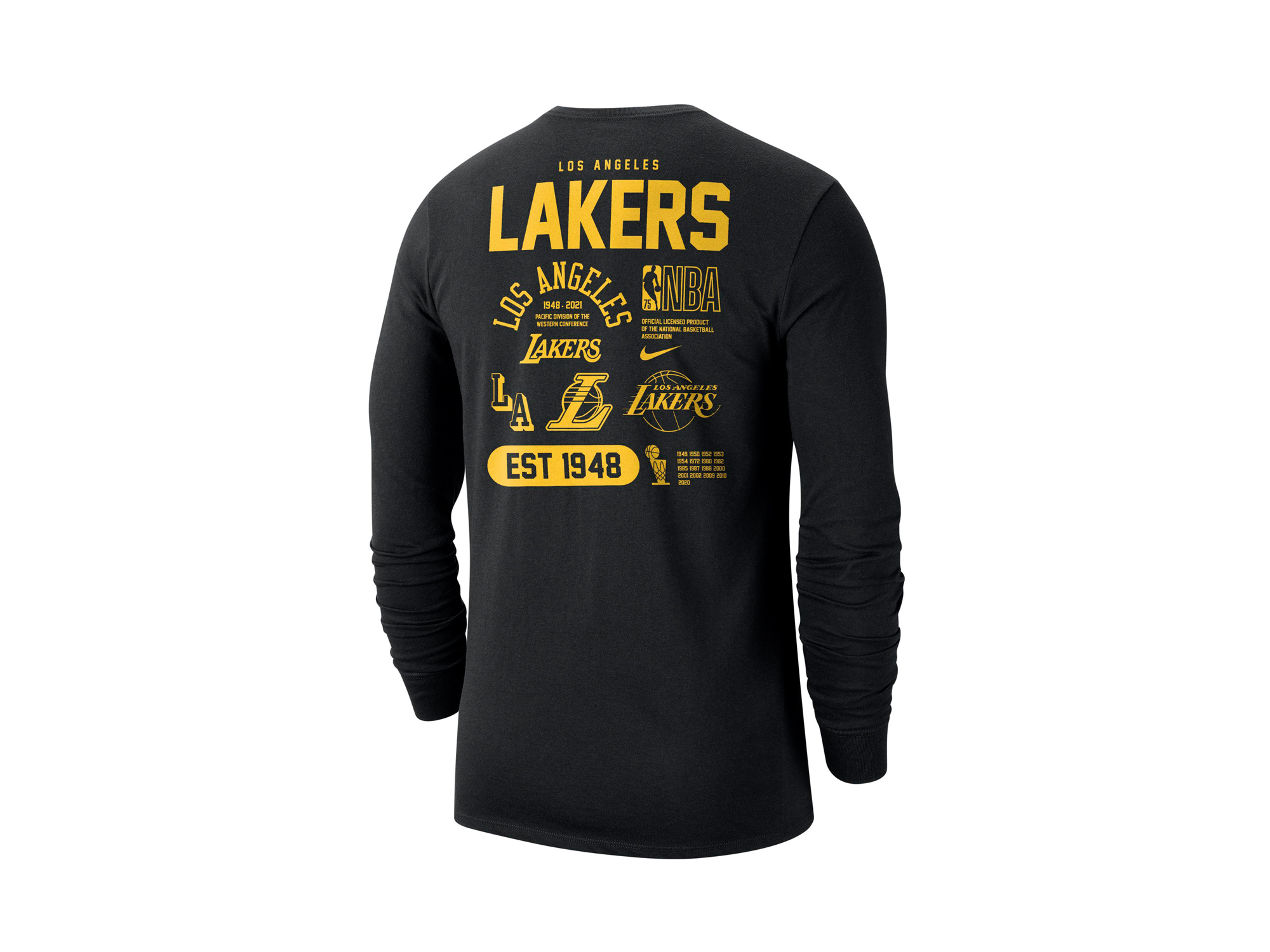 Nike Los Angeles Lakers NBA Courtside Element Longsleeve Shirt