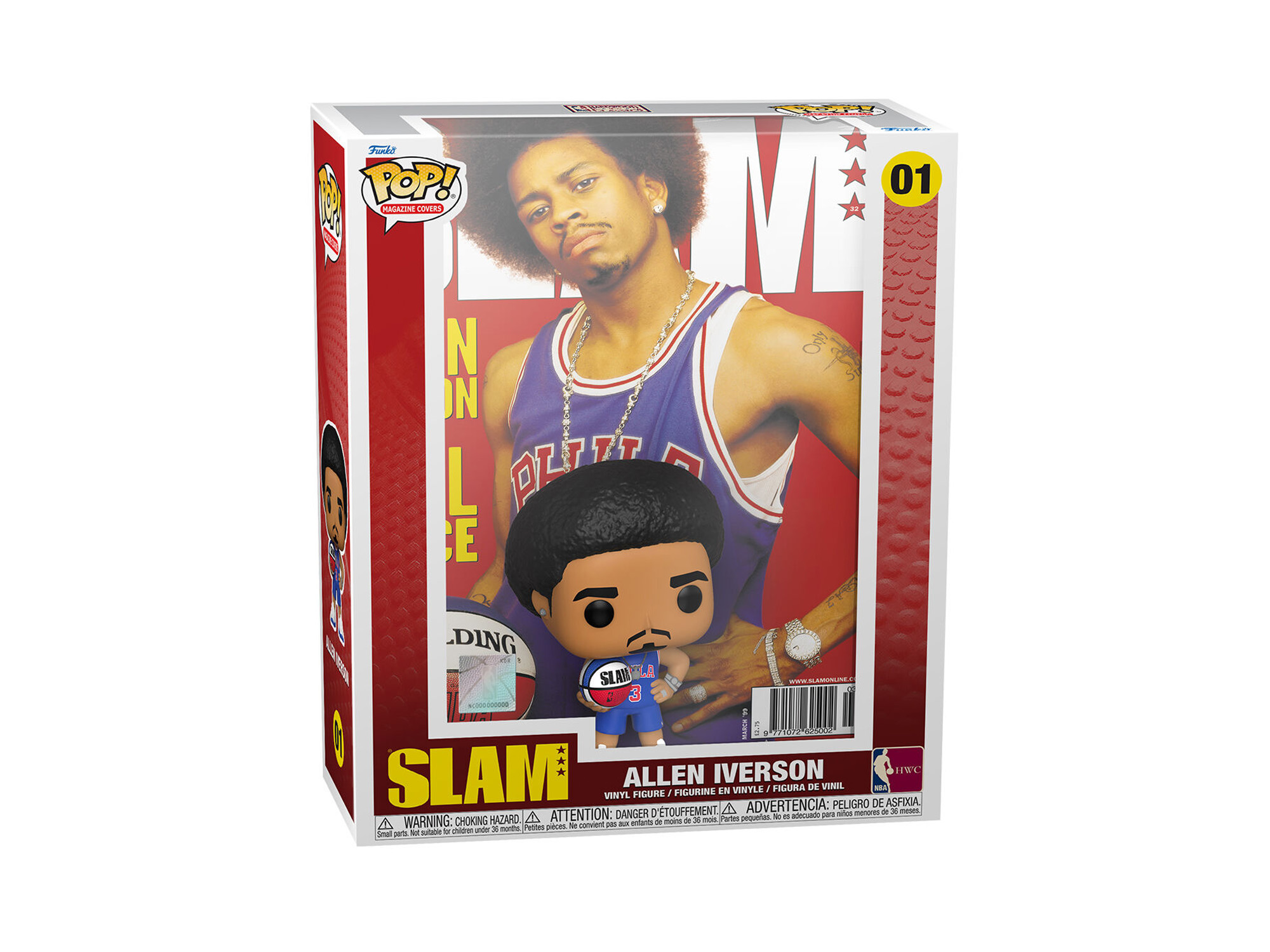 Funko Pop! #01 Slam Magazin Allen Iverson NBA Figur