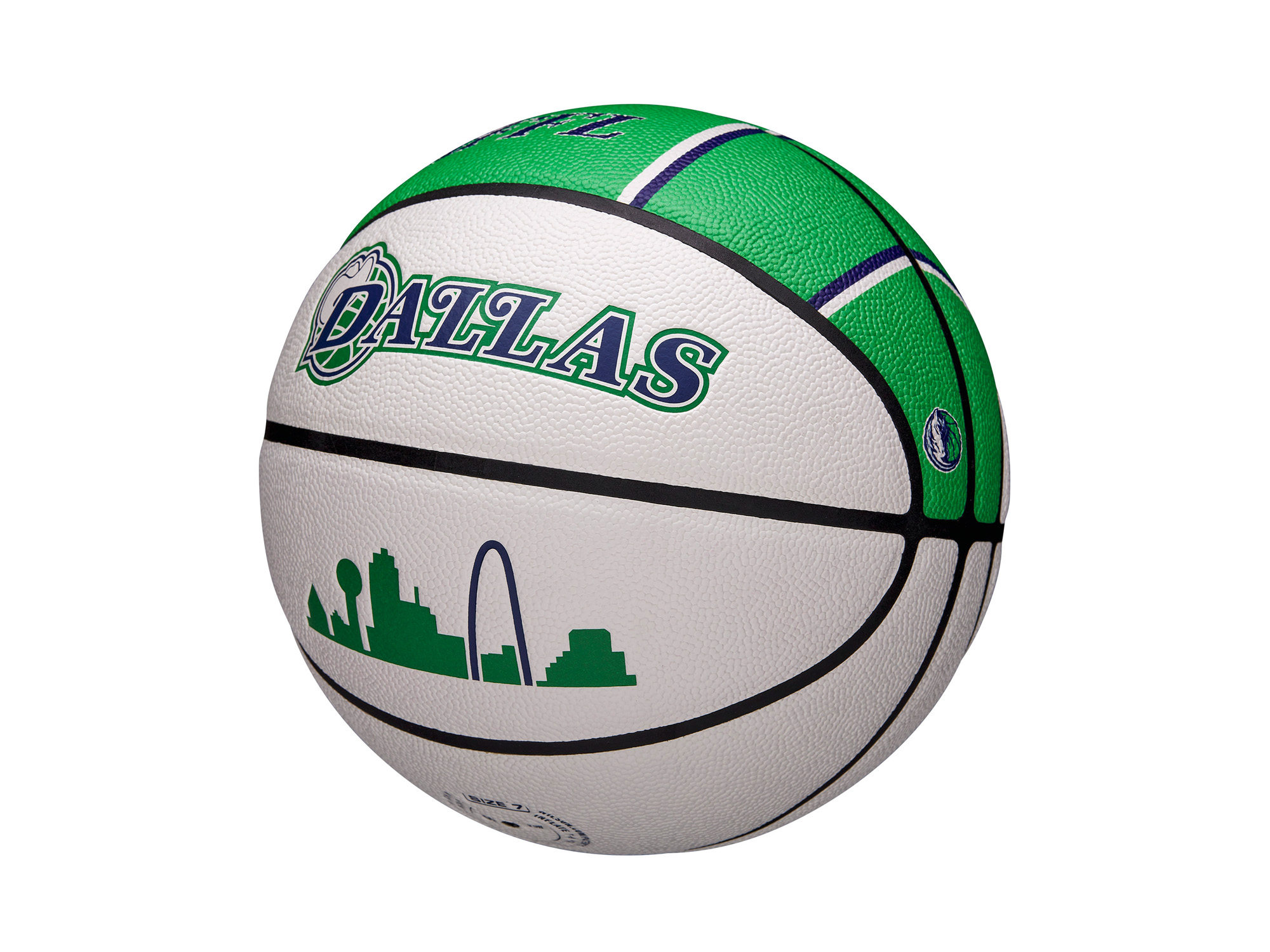 Wilson Dallas Mavericks NBA 75th City Collector Basketball