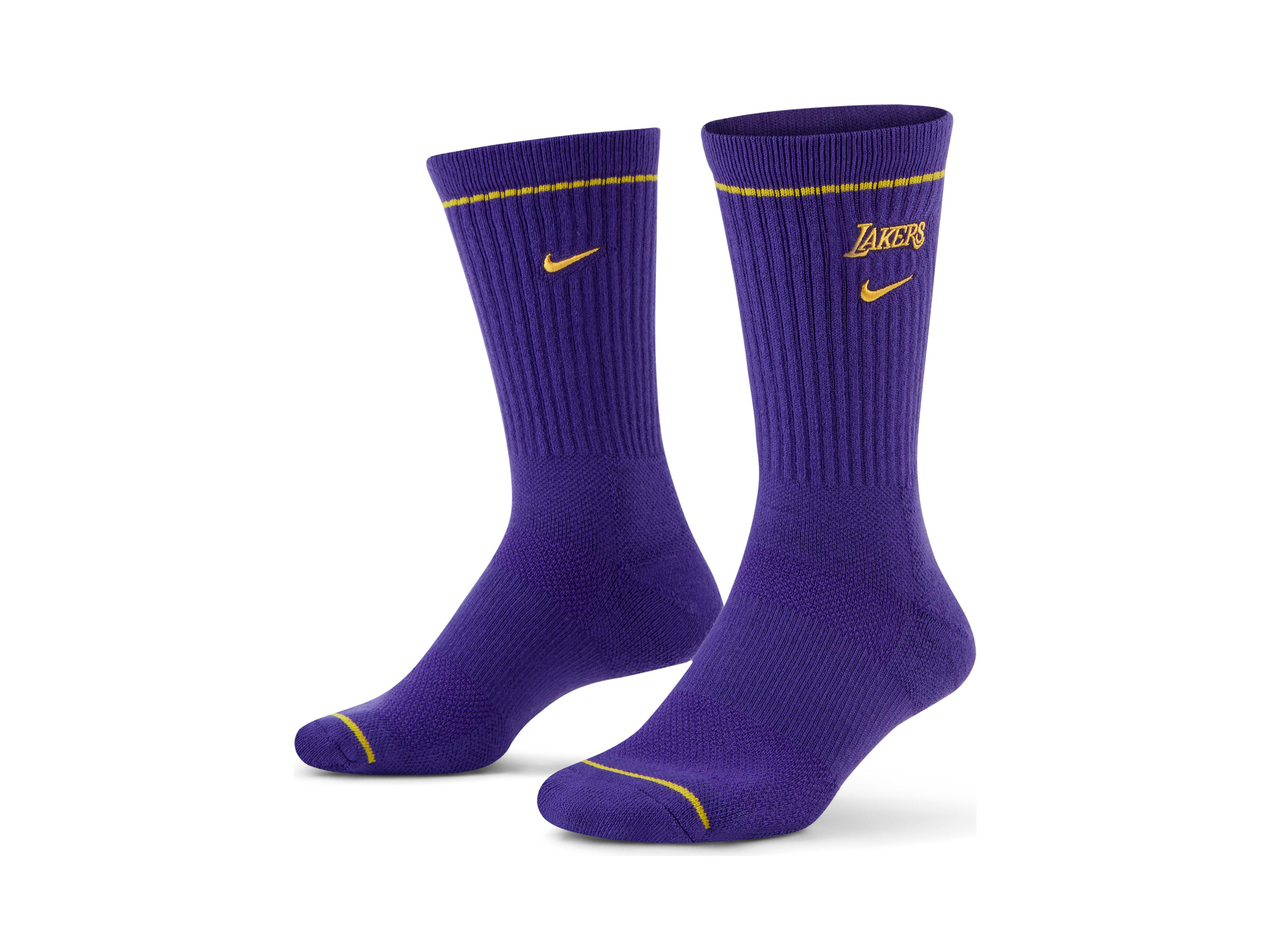 Nike NBA Los Angeles Lakers Courtside Crew Socke