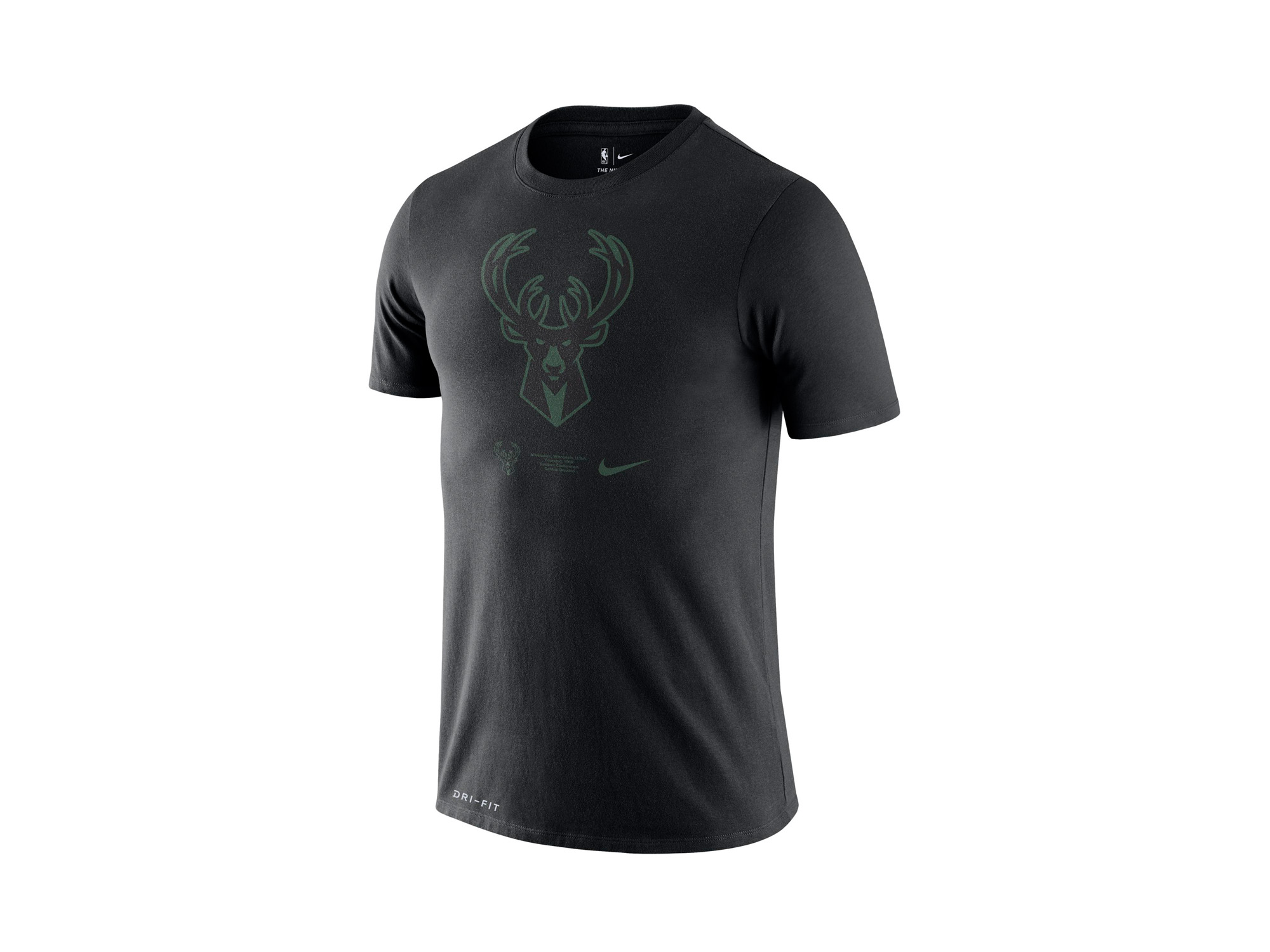 Nike NBA Milwaukee Bucks Logo T-Shirt