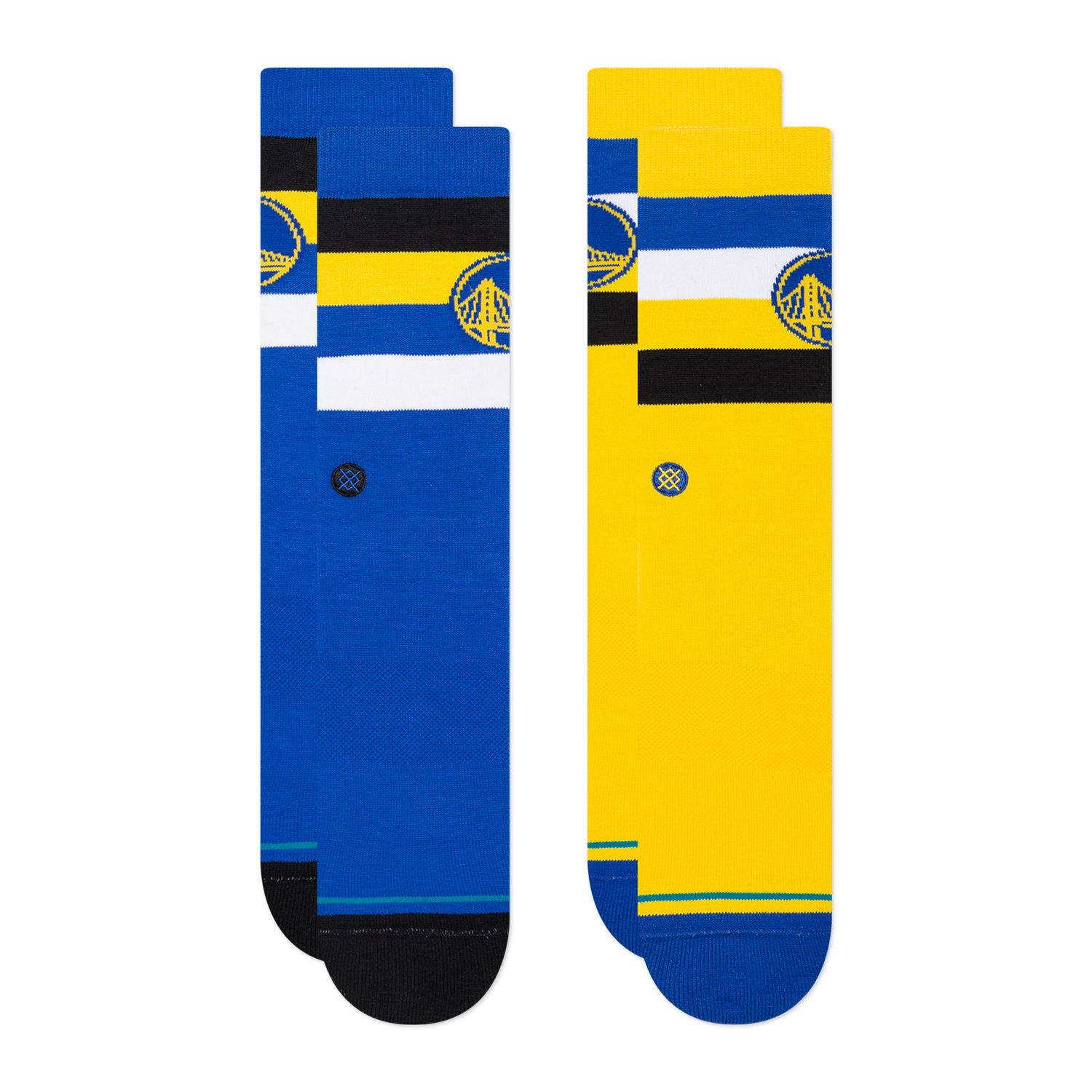 Stance NBA Golden State Warriors ST 2 Pack Crew Casual Socke 