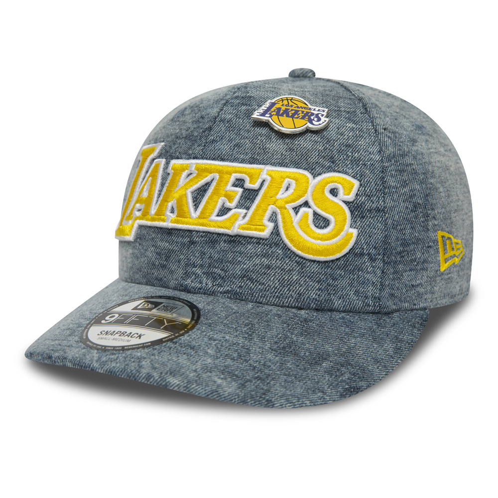 New Era NBA Los Angeles Lakers 9Fifty Denim Stick Pin Cap