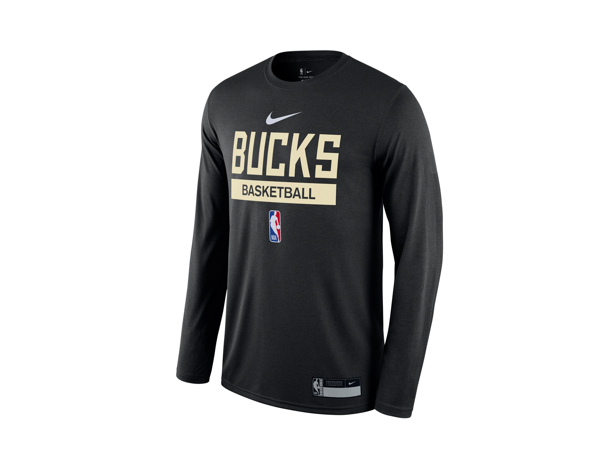 Nike NBA Milwaukee Bucks Practice Longsleeve Shirt